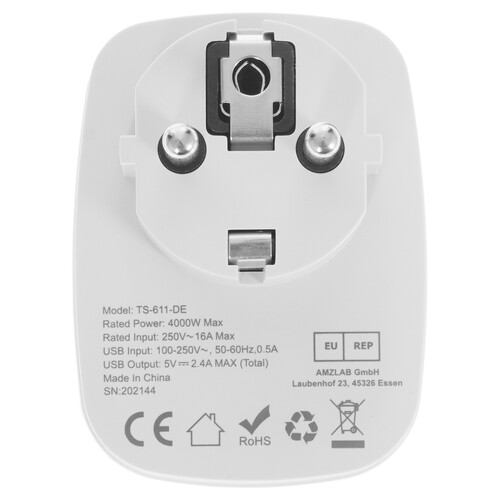 Купить Адаптер питания Tessan TS-611-DE серый  5366314. Характеристики, отзывы и цены в Донецке