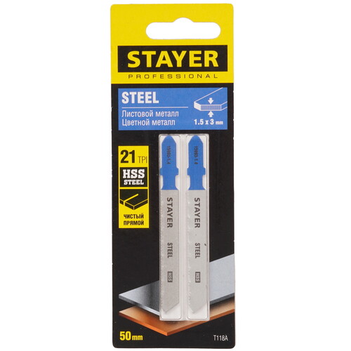 Купить Пилка для лобзика STAYER T118A Professional  9170391. Характеристики, отзывы и цены в Донецке