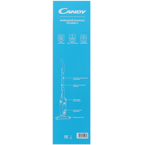 Купить Вертикальный пылесос  Candy CVC600B-C  черный  9203355. Характеристики, отзывы и цены в Донецке