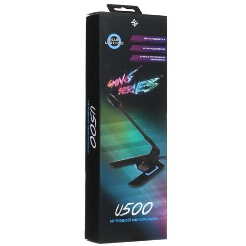 Купить Микрофон DEXP U500 черный  1112975. Характеристики, отзывы и цены в Донецке