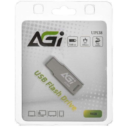 Купить Память USB Flash 16 ГБ Agi UP138 [AGI016GBMUP138-RT]  5621126. Характеристики, отзывы и цены в Донецке