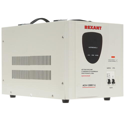 Купить Стабилизатор напряжения Rexant АСН-12000/1-Ц  8196122. Характеристики, отзывы и цены в Донецке