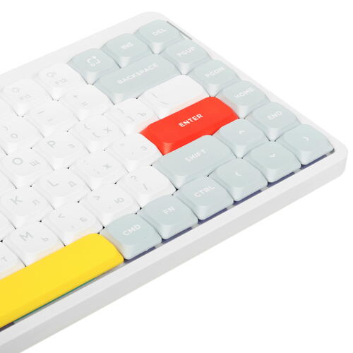 Купить Клавиатура проводная + беспроводная Nuphy AIR75v2 [AIR75v2-IW-3]  5449727. Характеристики, отзывы и цены в Донецке