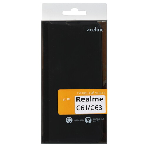Купить Чехол-книжка  Aceline Kors для realme C61/ C63 черный  9191791. Характеристики, отзывы и цены в Донецке