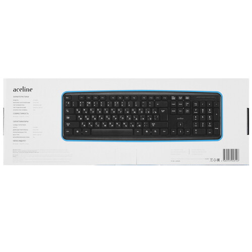 Купить Клавиатура  проводная Aceline K-503BU  5621617. Характеристики, отзывы и цены в Донецке