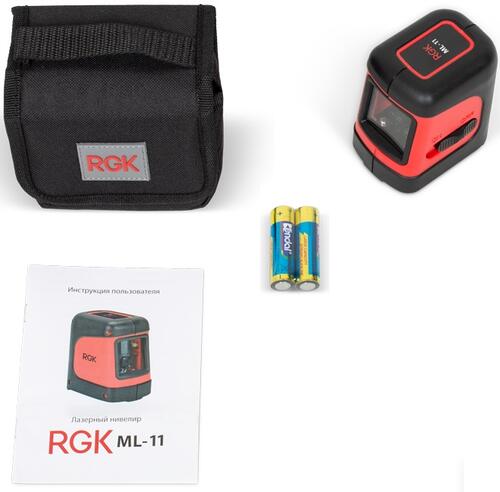 Купить Лазерный нивелир RGK ML-11  1098774. Характеристики, отзывы и цены в Донецке