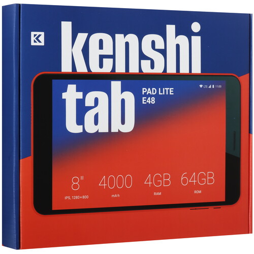 Купить 8" Планшет KENSHI Pad Lite E48 LTE 64 ГБ красный  9133968. Характеристики, отзывы и цены в Донецке