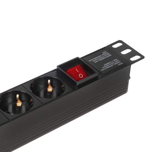 Купить Блок розеток ExeGate ServerPro PDU-19H804 Al-8S-EU2.5-SW  8185002. Характеристики, отзывы и цены в Донецке