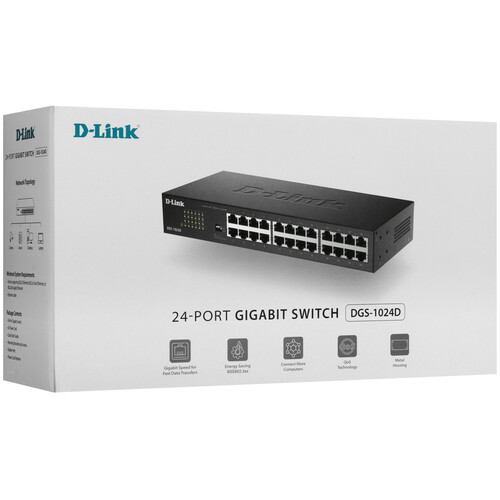 Купить Коммутатор D-Link DGS-1024D/J1A  5620222. Характеристики, отзывы и цены в Донецке