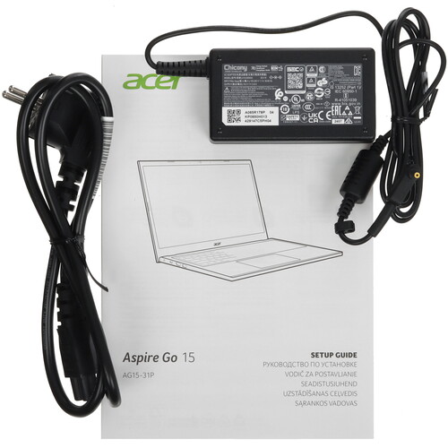Купить 15.6" Ноутбук Acer Aspire Go 15 AG15-31P-38PP серебристый  5483434. Характеристики, отзывы и цены в Донецке