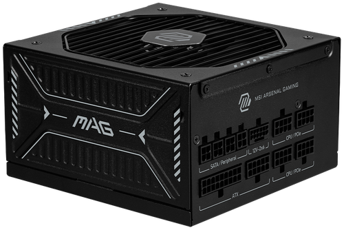 Купить Блок питания MSI MAG A850GLS PCIE5 [306-7ZPIY11-CE0] черный  5641163. Характеристики, отзывы и цены в Донецке
