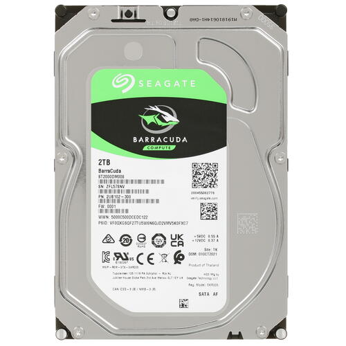 Купить 2 ТБ Жесткий диск Seagate BarraCuda [ST2000DM008]  5045755. Характеристики, отзывы и цены в Донецке