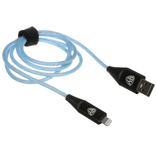 Купить Кабель круглый BY Lightning 8-pin - USB 2.0 Type-A синий 1 м  5482247. Характеристики, отзывы и цены в Донецке
