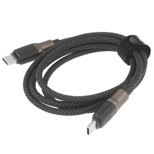 Купить Кабель круглый ACEFAST USB Type-C - USB Type-C черный 1.2 м  9191079. Характеристики, отзывы и цены в Донецке