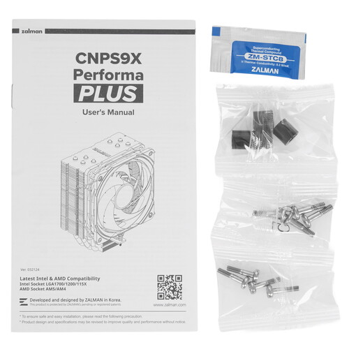 Купить Кулер для процессора ZALMAN CNPS9X PERFORMA PLUS ARGB WHITE  белый  5624912. Характеристики, отзывы и цены в Донецке