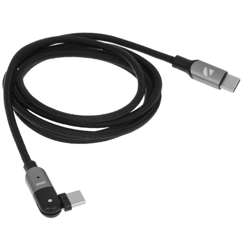 Купить Кабель круглый DEPPA USB Type-C - USB Type-C черный 1.2 м  4822563. Характеристики, отзывы и цены в Донецке