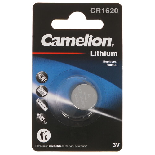 Купить Батарейка Camelion Lithium плоская / CR1620  9105817. Характеристики, отзывы и цены в Донецке