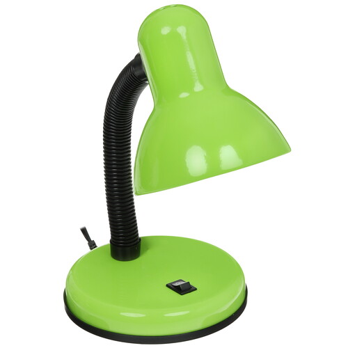 Купить Настольный светильник ЭРА N-211-Е27-40W-GR зеленый  5491569. Характеристики, отзывы и цены в Донецке