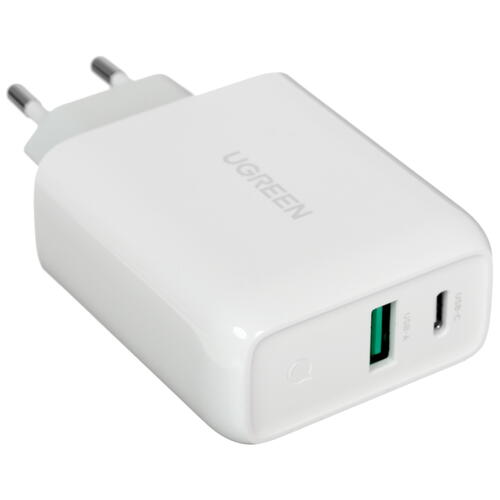 Купить Сетевое зарядное устройство Ugreen CD170 белый  5052697. Характеристики, отзывы и цены в Донецке