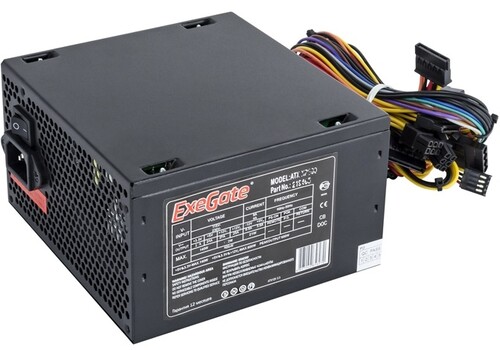 Купить Блок питания ExeGate XP700 [EX259609RUS] черный  8187855. Характеристики, отзывы и цены в Донецке
