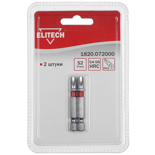 Купить Набор бит Elitech 1820.072000  9135822. Характеристики, отзывы и цены в Донецке