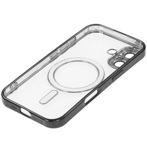 Купить Накладка  Zibelino MagSafe Matte для Apple iPhone 16 черный/прозрачный  9273480. Характеристики, отзывы и цены в Донецке