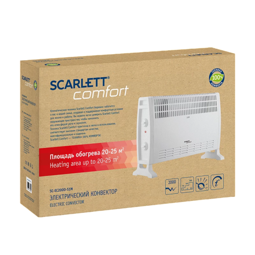 Купить Конвектор Scarlett SC-EC2000-S1M  9286717. Характеристики, отзывы и цены в Донецке