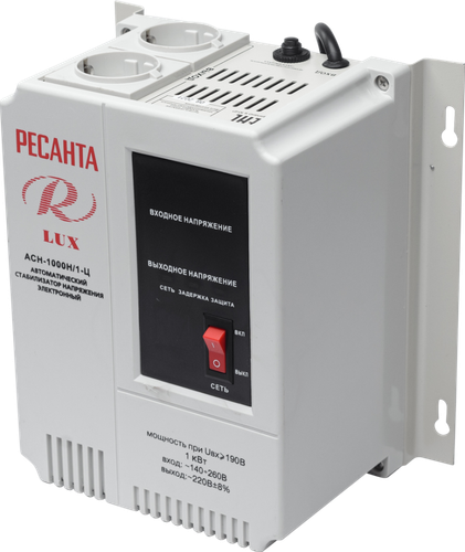 Купить Стабилизатор напряжения Ресанта АСН-1000Н/1-Ц Lux  7901463. Характеристики, отзывы и цены в Донецке