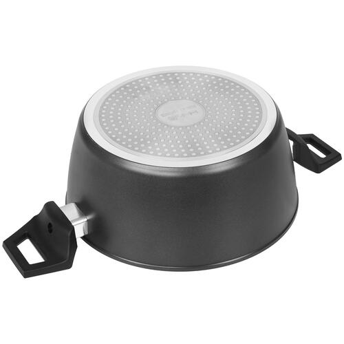 Купить Кастрюля Polaris Graphit-24C 4.2 л 24.5 см черный  5432554. Характеристики, отзывы и цены в Донецке