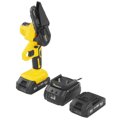 Купить Аккумуляторная цепная пила Kolner KCS 18-10-2K  шина - 10 см (4")  9135243. Характеристики, отзывы и цены в Донецке