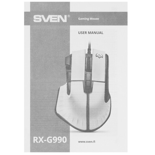 Купить Мышь проводная SVEN RX-G990  9050497. Характеристики, отзывы и цены в Донецке
