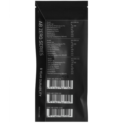 Купить Термопаста Formula AB ZERO [AB ZERO 1G]  5495435. Характеристики, отзывы и цены в Донецке