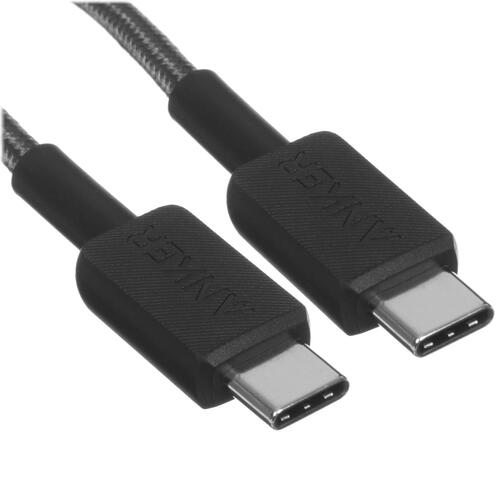 Купить Кабель круглый Anker USB Type-C - USB Type-C черный 0.9 м  5450839. Характеристики, отзывы и цены в Донецке