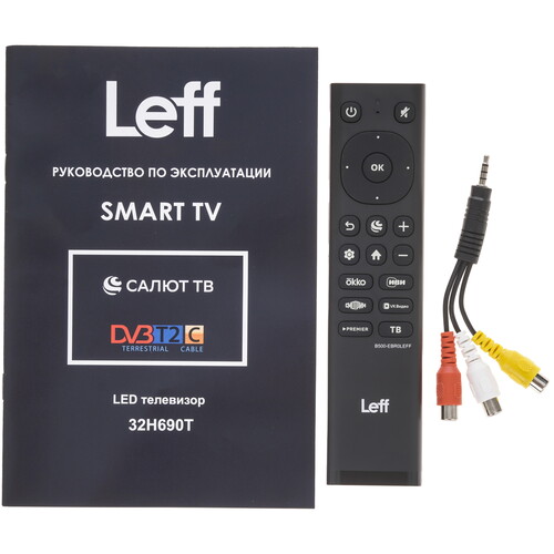 Купить 31.5" (80 см) Телевизор Leff 32H690T черный  9229058. Характеристики, отзывы и цены в Донецке