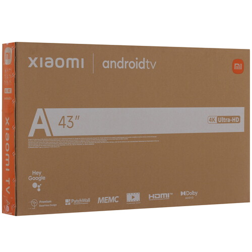 Купить 43" (108 см) Телевизор Xiaomi TV A 43 2026 черный  5639548. Характеристики, отзывы и цены в Донецке