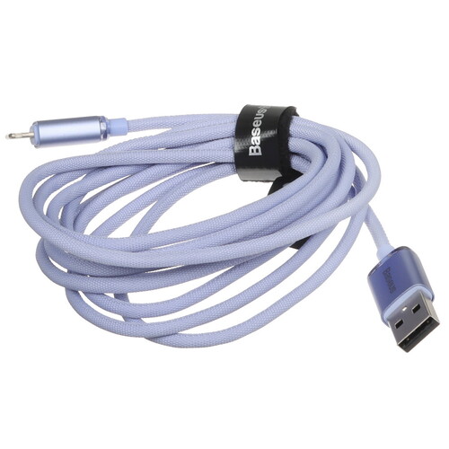 Купить Кабель круглый Baseus Lightning 8-pin - USB 2.0 Type-A фиолетовый 2 м  9167055. Характеристики, отзывы и цены в Донецке