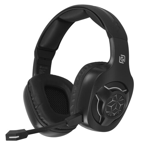 Купить Беспроводные/проводные наушники Оклик HS-L575G черный 2024  9200703. Характеристики, отзывы и цены в Донецке