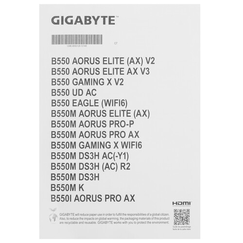 Купить Материнская плата GIGABYTE B550M GAMING X WIFI6  5622575. Характеристики, отзывы и цены в Донецке