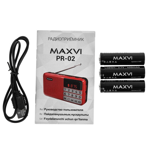 Радиоприемник Maxvi PR-02 красный Купить Радиоприемник Maxvi PR-02 красный 9080937. Характеристики, отзывы и цены в Донецке