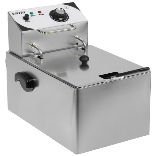 Купить Фритюрница Viatto VA-EF081 серебристый  9985901. Характеристики, отзывы и цены в Донецке