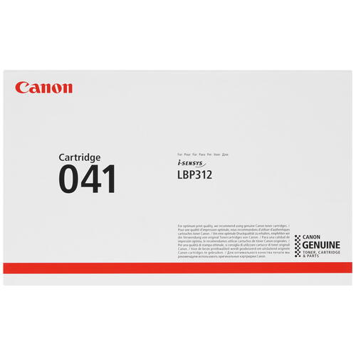 Купить Тонер-картридж лазерный Canon 041 черный, с чипом  1327286. Характеристики, отзывы и цены в Донецке