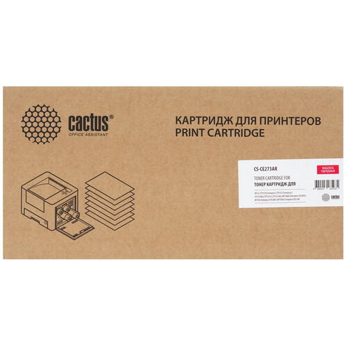 Купить Картридж лазерный Cactus CS-CE273AR пурпурный, с чипом  7964867. Характеристики, отзывы и цены в Донецке