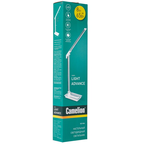Купить Настольный светильник Camelion KD-846 C01 белый  9125261. Характеристики, отзывы и цены в Донецке