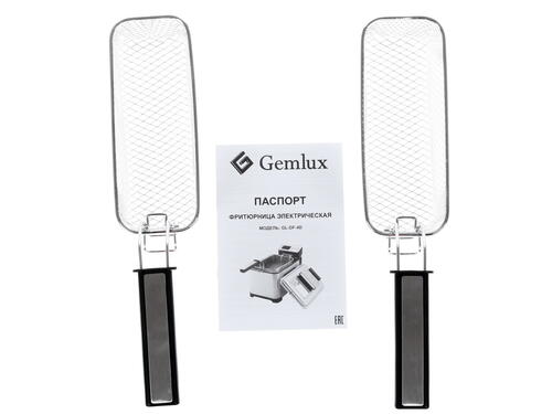 Купить Фритюрница Gemlux GL-DF-4D серебристый  1136474. Характеристики, отзывы и цены в Донецке