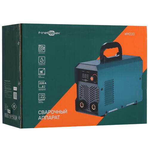 Купить Сварочный аппарат FinePower WM220  5405458. Характеристики, отзывы и цены в Донецке
