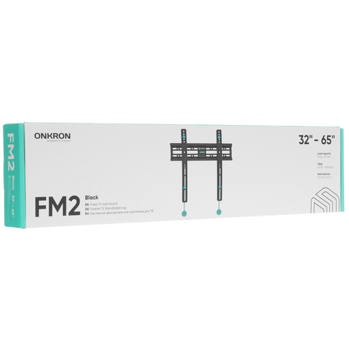 Купить Кронштейн для ТВ ONKRON FM2 черный  4829903. Характеристики, отзывы и цены в Донецке