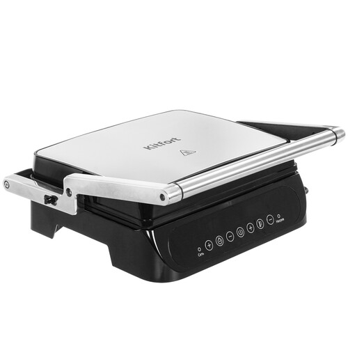Купить Гриль Kitfort KT-3697 серебристый  9193379. Характеристики, отзывы и цены в Донецке