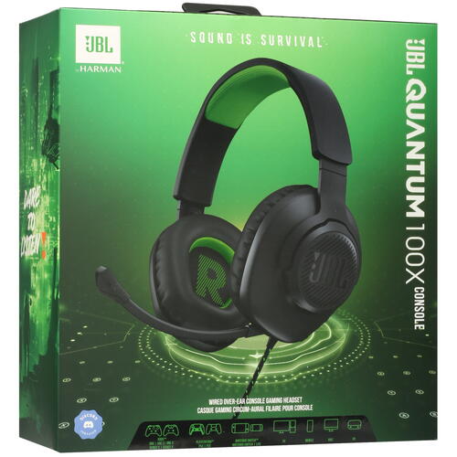 Купить Проводные наушники JBL QUANTUM 100X черный 2023  5085023. Характеристики, отзывы и цены в Донецке