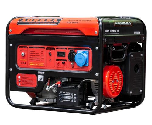 Купить Электрогенератор   бензиновый Aurora AGE 6500 D  1103030. Характеристики, отзывы и цены в Донецке