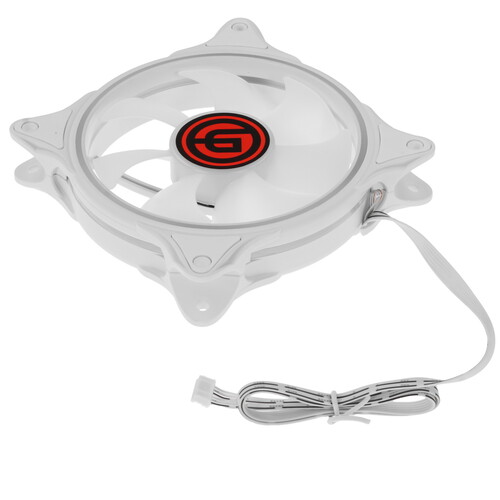 Купить Вентилятор GiNZZU 12FW6 [RGB12FW6] белый  9230100. Характеристики, отзывы и цены в Донецке